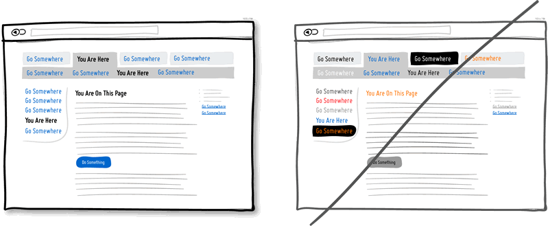 Try distinct styles between clickable and selected items instead of blurring them. Try distinct styles between clickable and selected items instead of blurring them.